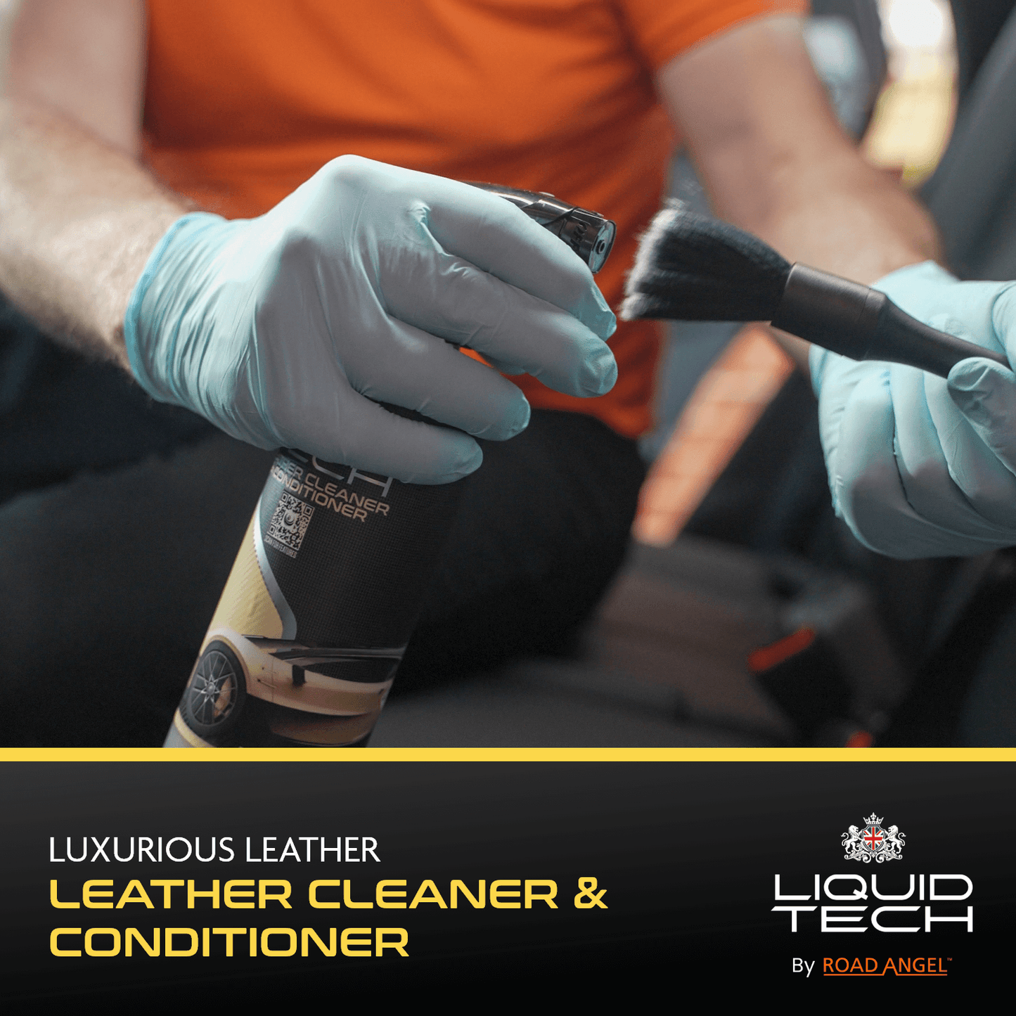 Liquid Tech Car Care - Leather Cleaner & Conditioner - 500ml