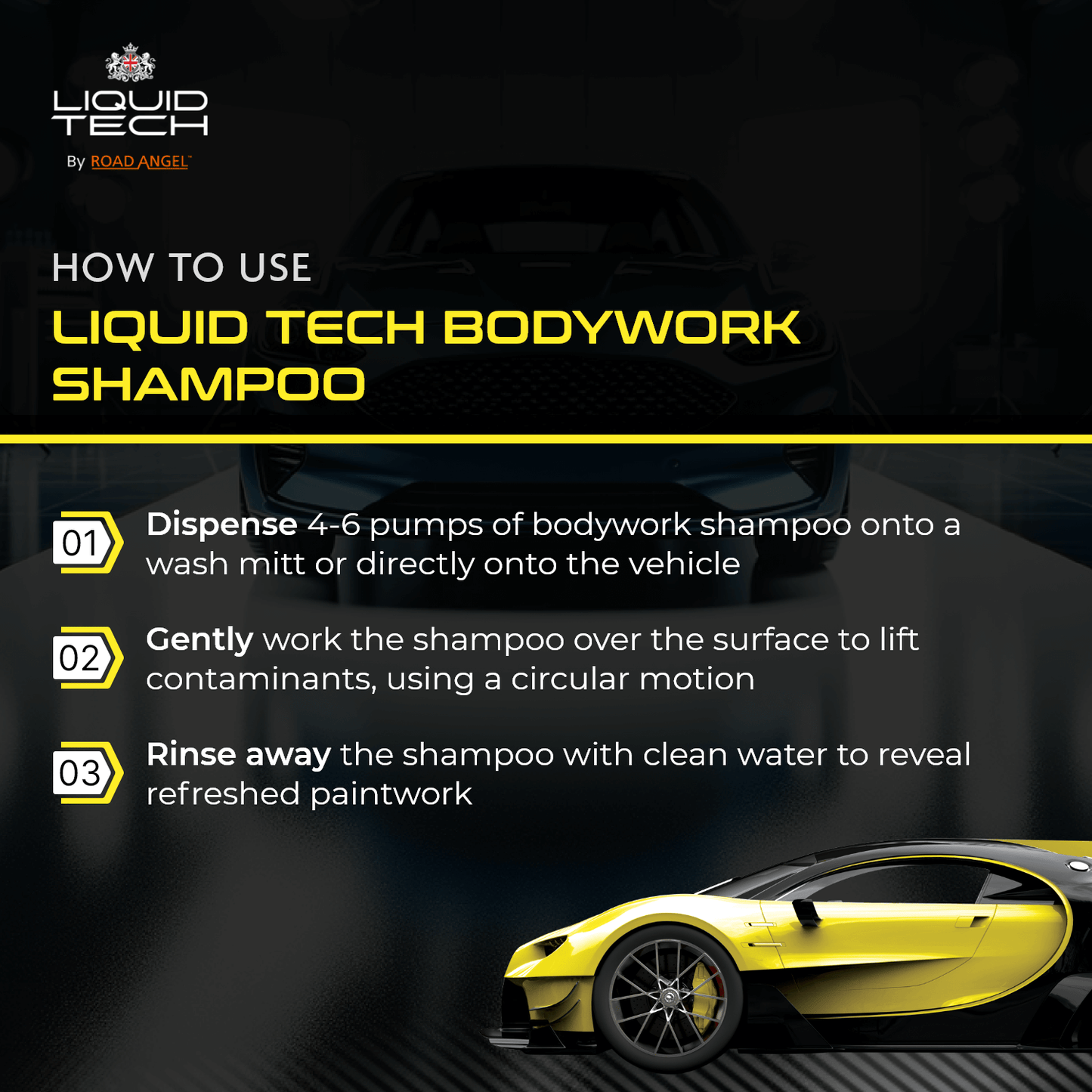 Liquid Tech Car Care - Bodywork Shampoo - 500ml